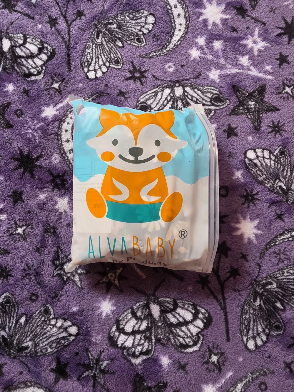 AlvaBaby Navy Daisy Kids Wet Bag & Accessories Set